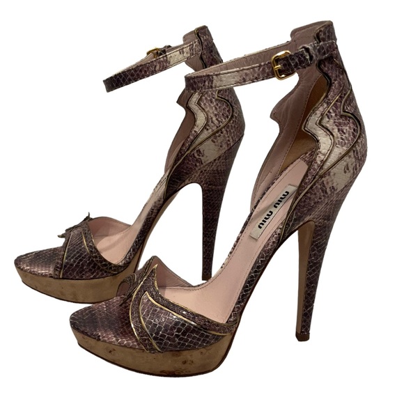 Miu Miu Platform Stiletto Heels - Picture 8 of 12